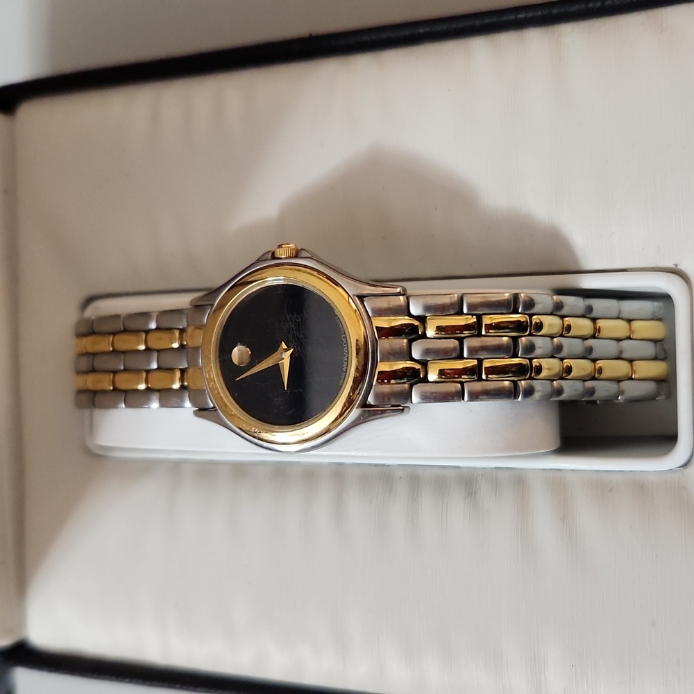 Movado Ladies Two Tone Quartz Watch